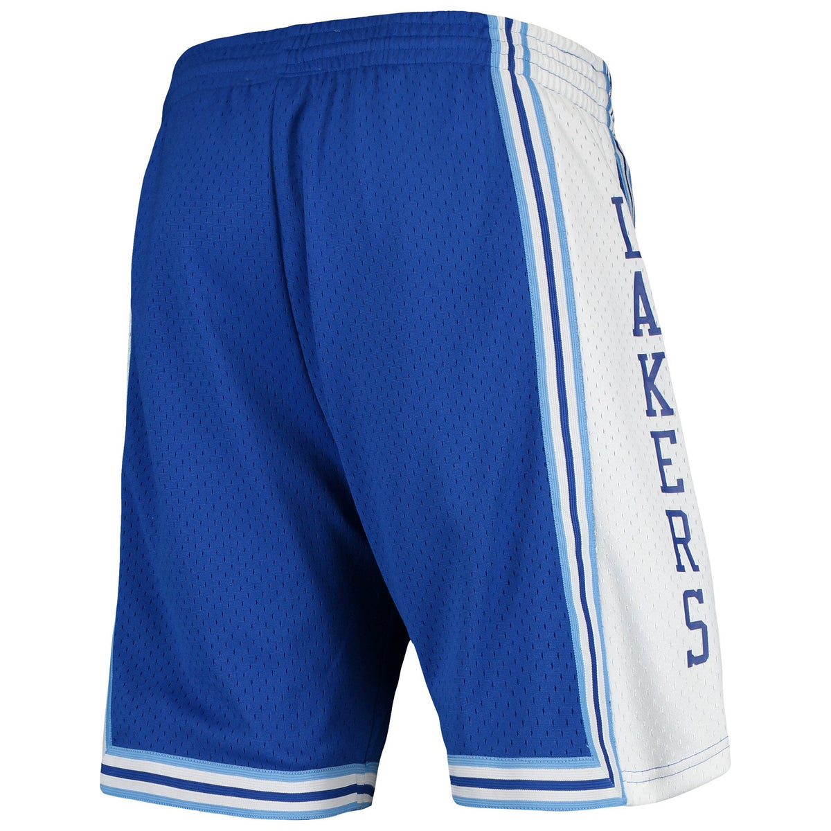 Men's Los Angeles Lakers Mitchell & Ness Royal Hardwood Classics Team Swingman Shorts