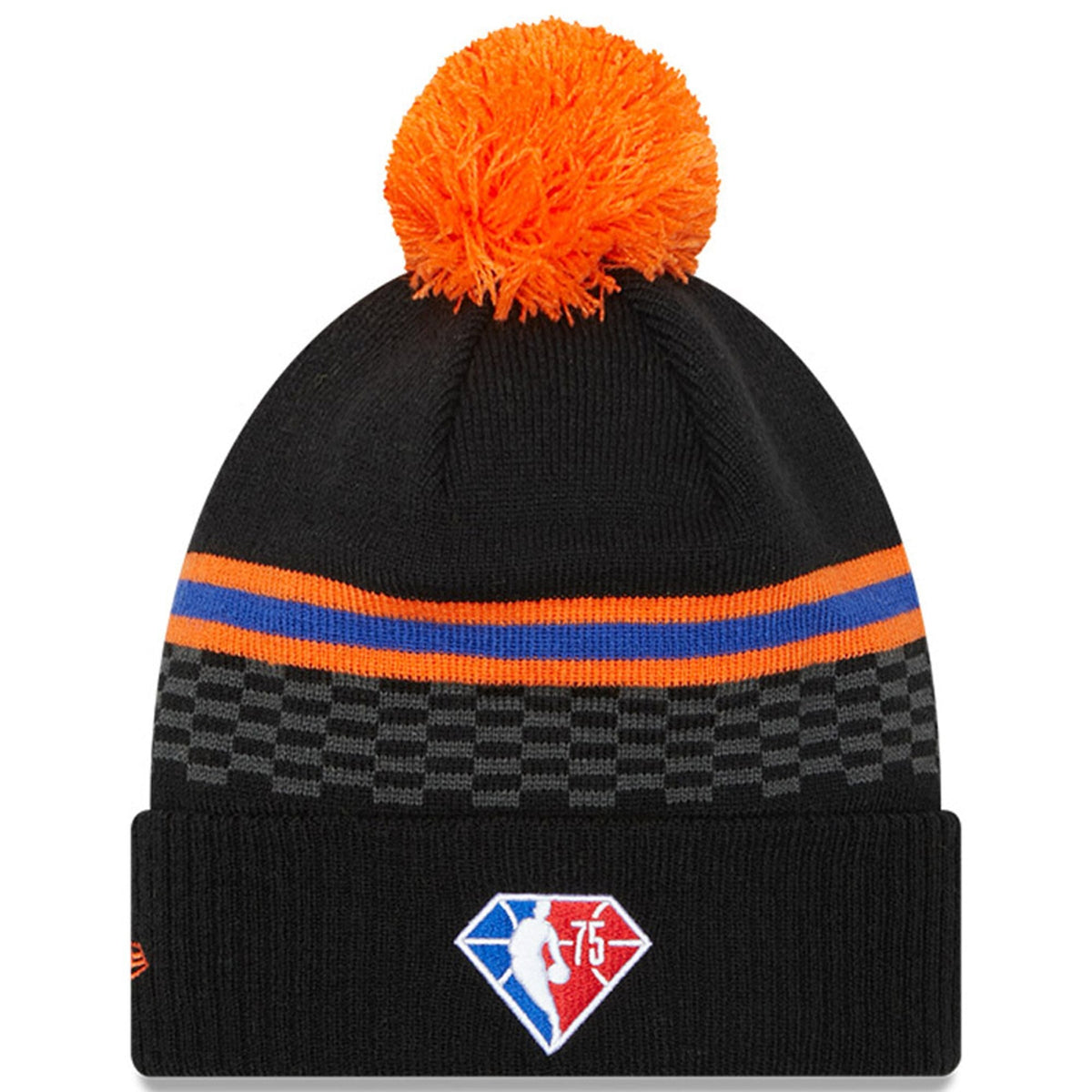 New York Knicks '21 NBA City Edition New Era Black Cuffed Knit Hat