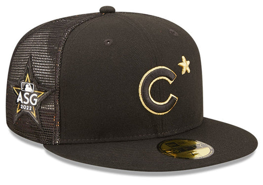 Men's Chicago Cubs New Era Black 2022 MLB All-Star Game On-Field 59FIFTY Fitted Hat