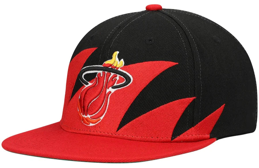 Miami Heat HWC Sharktooth Mitchell & Ness Snapback Hat