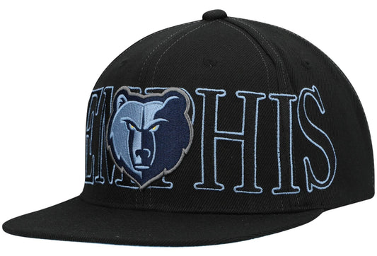 Men's Mitchell & Ness Black Memphis Grizzlies Winner Circle Snapback Hat