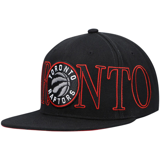 Men's Mitchell & Ness Black Toronto Raptors Winner Circle Snapback Hat