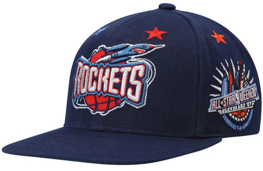 Houston Rockets NBA 97 Top Star HWC Navy Mitchell & Ness Snapback Hat