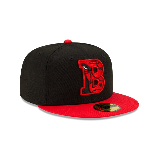 Men's Chicago Bulls NBA 2021 Draft New Era Black and Red 59FIFTY Fitted Hat