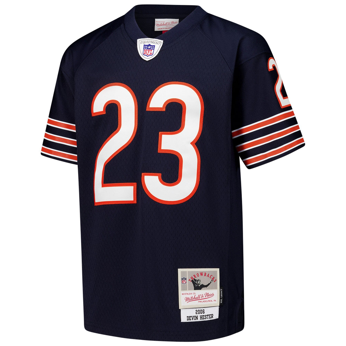 Youth Mitchell & Ness Devin Hester Navy Chicago Bears 2006 Legacy Jersey
