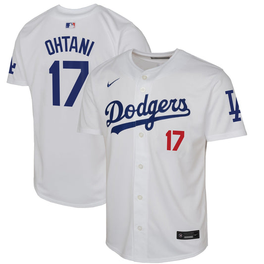 Youth Shohei Ohtani Los Angeles Dodgers NIKE White Home Limited Replica Jersey